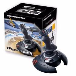Thrustmaster T.Flight Stick X Black, Red, Silver USB Joystick Analogue PC, Playstation 3 - Additional view 4