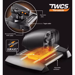 Thrustmaster T-16000M FCS Flight Pack Black USB Joystick Analogue / Digital MAC, PC - Additional view 5