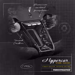 Thrustmaster Hypercar Wheel Add-On Black, Silver Steering wheel PC, PlayStation 4, PlayStation 5, Xbox, Xbox One - Additional view 8