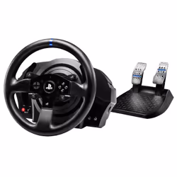 Thrustmaster T300 RS, Steering wheel + Pedals, PC, PlayStation 4, Playstation 3, D-pad, Wired, USB, Black