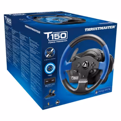 Thrustmaster T150 Force Feedback Black, Blue USB Steering wheel + Pedals PC, PlayStation 4, Playstation 3 - Additional view 6