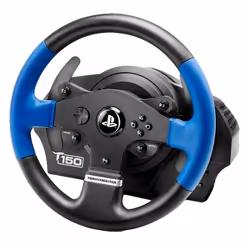 Thrustmaster T150 Force Feedback, Steering wheel + Pedals, PC, PlayStation 4, Playstation 3, D-pad, 1080°, Wired, USB