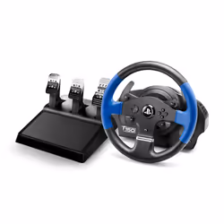 Thrustmaster T150 PRO ForceFeedback, Steering wheel + Pedals, PC, PlayStation 4, Playstation 3, D-pad, Wired, USB, Black, Blu ...