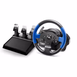 Thrustmaster T150 PRO ForceFeedback, Steering wheel + Pedals, PlayStation 4, 1080°, Wired, USB, Black, Blue