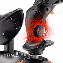Thrustmaster T.Flight HOTAS NEO-X Ace Combat 8 Wings of Theve Edition Black, Orange USB Flight Sim Analogue / Digital PC, Xbox One, Xbox Series S, Xbox Series X - Additional view 8