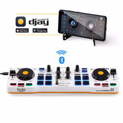 Hercules 4780921 DJ controller 2 channels Black, White, Yellow - Additional view 5