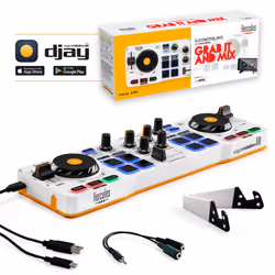 Hercules 4780921 DJ controller 2 channels Black, White, Yellow - Additional view 6