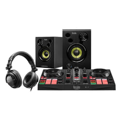 Hercules DJLearning Kit MK2 Digital Vinyl System (DVS) scratcher 2 channels Black