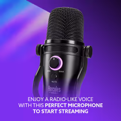 Hercules Stream Starter Kit Black Podcast microphone - Additional view 4