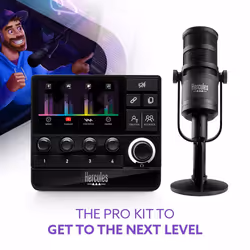 Hercules Stream Essentials Kit Black Podcast microphone - Additional view 5