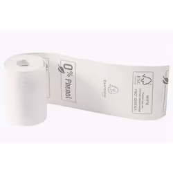 Exacompta Receipt Roll 55g, 57x40mm-18m - White - New, 55 g/m², White, 4 cm, Paper, 57 mm, 18 m