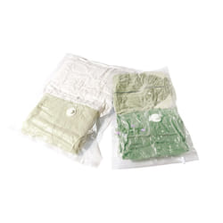 Compactor Space Saving Vacuum Storage Bags with B Valve, Set of 2 Ã¢â¬â 1 Medium 55 x 90cm and 1 Large 80 x 100cm, Clear