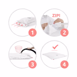 Set of 2 Space Saving Vacuum Storage Bags, Extra Flat, Size XL, 80 x 130 cm, Transparent, Aspispace Range, RAN8285 - Additional view 2