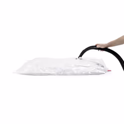 Set of 2 Space Saving Vacuum Storage Bags, Extra Flat, Size XL, 80 x 130 cm, Transparent, Aspispace Range, RAN8285 - Additional view 8