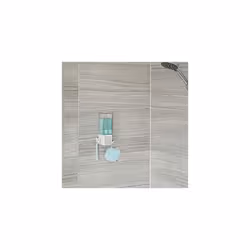 Wall Mounted Single Soap Pump Dispenser, No Drilling Soap Bottle, 500 ml Capacity with 2 Storage Hooks, 12.1 x 12.1 x 20.6 cm, Durable ABS, - Additional view 7