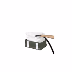 XXL Space Saving Vacuum Storage Box, Made from 100% Recycled Plastic Bottles, Clothes Organiser, Pillow, Bedding and Duvet Storage Bag, Vacuum and