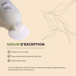 Lazartigue Thermo-Protective Serum D'Exception  Heat Protection Hair Serum  Vegan  Sulfate & Silicone Free  1.7 Fl.Oz.