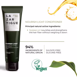 Lazartigue Nourish Light Conditioner  Botanical & Vegan  Silicone-Free  Soybean Oil Enriched  Lightweight Hydration for Dry  Fine Hair  5.1 Fl. Oz - Additional view 3