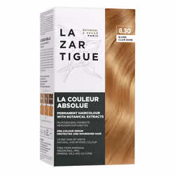 Lazartigue La Couleur Absolue, Permanent Hair Color with Botanical Extracts, Light Golden Blond, Coloring Kit, Vegan, Cruelty ...