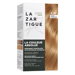 Lazartigue La Couleur Absolue, Permanent Hair Color with Botanical Extracts, Light Golden Blond, Coloring Kit, Vegan, Cruelty-Free, Ammonia-Free
