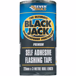 Everbuild Black Jack Flashing Trade Tape, Lead Look, 450 mm x 10 m
