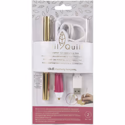 We R Memory Keepers American Crafts Foil Quill Calligraphy Tip Freestyle Pen - Battery Operated - Gold