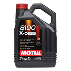 Motul 8100 X-cess 5W-40 5l Engine oil 109228 BMW: 3 Saloon, 2 Coupe, 5 Saloon, CITROËN: C3 Picasso, C4 Coupe, HONDA: CIVIC 8 Hatchback