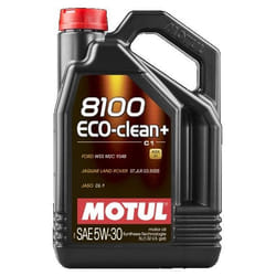 Motul ECO-CLEAN+ 5W-30 5l Engine oil 109674 LAND ROVER: Freelander 2 Off-Road, Range Rover 3, Range Rover 4, JAGUAR: XF Saloon, XJ Saloon, F-Pace