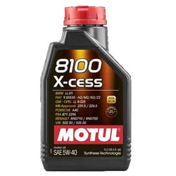 Motul 8100 X-cess 5W-40 1l Engine oil 109229 HONDA: CIVIC 7 Hatchback, VOLKSWAGEN: Golf 7 Variant, BMW: 3 Convertible