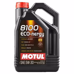 Engine oil; MOTUL; 8100 ECO-NERGY; 5W-30 5 Synthetic Oil; for FORD, HONDA, LAND ROVER, SUZUKI, BMW