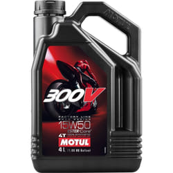 MOTUL 300V 4T Factory Line Road Racing 15W50 Motor Oil 4 Liter