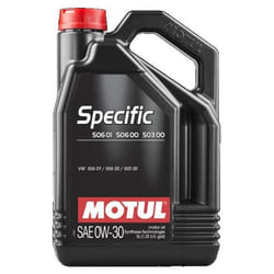 Motul Specific 506 01 506 00 503 00 0W-30 5l Engine oil 109684 VOLKSWAGEN: Golf 5, Transporter 5, Golf 4, AUDI: A3 Sportback, A6 C6 Saloon