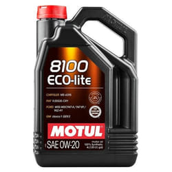 Motul 8100 ECO-LITE 0W-20 4l Engine oil 108535 FORD: FIESTA 6, Transit Custom V362 Van, FOCUS 3, TOYOTA: Aygo, Yaris III Hatchback, Auris Hatchback