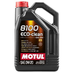 Motul 8100 Eco-clean 0W-20 5l Engine oil 108862 ALFA ROMEO: Giulietta Hatchback, JAGUAR: F-Pace, SUBARU: Outback V