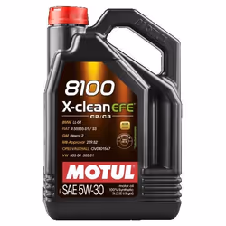 Engine oil; MOTUL; 8100 X-CLEAN EFE; 5W-30 5; for BMW, VAUXHALL, TOYOTA, MERCEDES-BENZ, VOLKSWAGEN