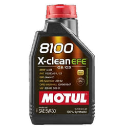 Motul 8100 X-CLEAN EFE 5W-30 1l Engine oil 109470 BMW: 5 Touring, 4 Gran Coupe, X3, TOYOTA: RAV4 IV Off-Road, Auris Hatchback, Avensis III Saloon