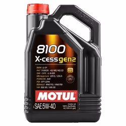 Engine oil; MOTUL; 8100 X-CESS GEN2; 5W-40 4; for PEUGEOT, MERCEDES-BENZ, AUDI, BMW, RENAULT