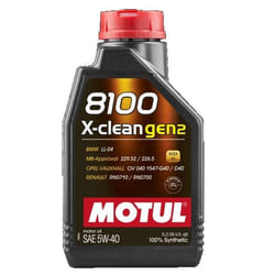 Motul 8100 X-CLEAN GEN2, 30003, X-clean gen2 5W-40 1l Engine oil 109761 BMW: 5 Saloon, 3 Saloon, 1 Hatchback, MERCEDES-BENZ: C-Class Saloon