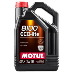 Motul 8100 Eco-Lite 0W-16 5l Engine oil 110379 TOYOTA: Yaris III Hatchback, C-HR, RAV4 V, SUZUKI: SWIFT 5, Jimny IV Off-Road, Ignis III