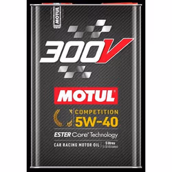 Engine oil; MOTUL; 300V COMPETITION ESTER Core Techn.; 5W-40 5; for RENAULT, BMW, LAND ROVER, AUDI, VAUXHALL