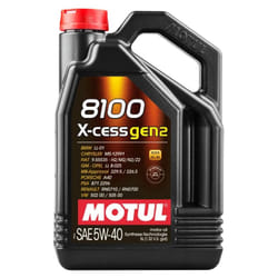 Motul 8100 X-cess Gen2 5W-40 5l Engine oil 112351 BMW: 3 Touring, X5, 3 Saloon, RENAULT: MEGANE 3 Coupe, CITROËN: C4 Coupe