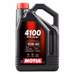Engine oil; MOTUL; 4100 Syn-nergy; 15W-40 5 Mineral Oil; for VOLKSWAGEN, TOYOTA, NISSAN, AUDI, HONDA