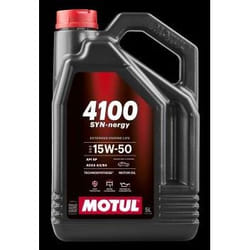 Motul 4100 SYN-nergy 15W-50 5l Engine oil 113163 VOLKSWAGEN: Golf 5, Transporter 5, Golf 4, MERCEDES-BENZ: C-Class Saloon, E-Class Saloon