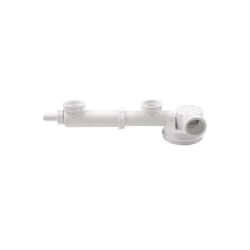 Double Space Saving Kitchen Sink Drain Waste Trap 1/2" X 40mm Dish Washer Input