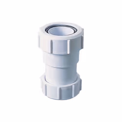 ) PVC Tube Fitting Sleeve Connector EU to UK Adaptor Pipe Conversion Reduction - 40x44mm (1 1/2" Inch