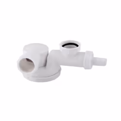 Single Space Saving Kitchen Sink Drain Waste Trap 1/2" X 40mm Dish Washer Input