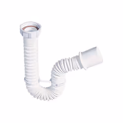 x 40mm) Extendable 270-700mm Waste Drain Connector Flexible Pipe Outlet Fixing Hook - 1 1/2" (6/4"