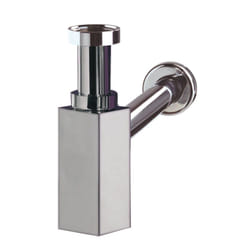 Wirquin Chrome-plated Brass Waste Bottle Trap Drain Bathroom Siphon