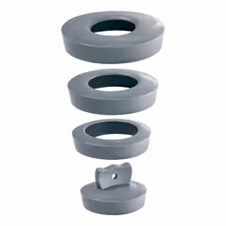CON:P SA168 Wirquin 39224001 Kit bouchon universel Pour vidage Ã 36 Ã  Ã 58, gris Universal Valve Plug 36-58 mm, Grey