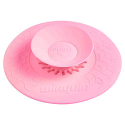 4 Colours Universal 2in1 Kitchen Sink Plug/Filter 110mm Stick Function Easy Use - Pink